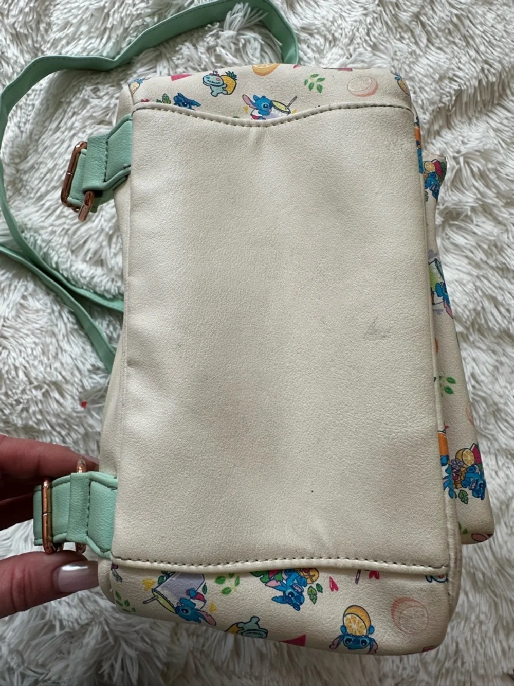 Loungefly Disney Lilo & Stitch Vacation Vibes Mini Backpack 10” Tropical Print